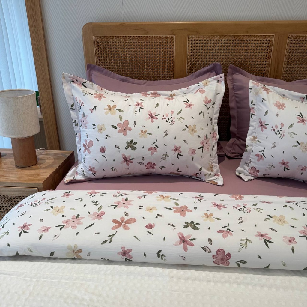 Parure De Drap Micro Floral 6 Pieces