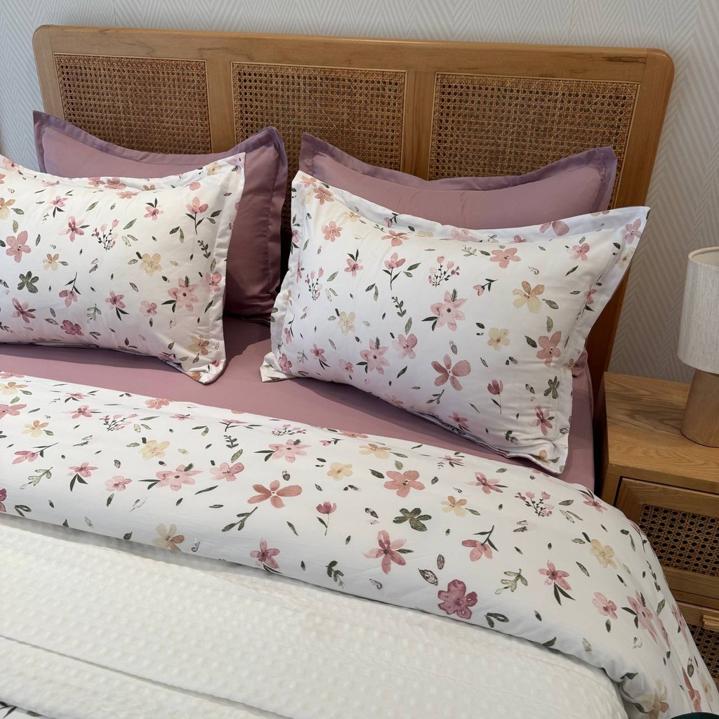 Parure De Drap Micro Floral 6 Pieces