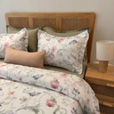 Housse de couette 6 Pieces floral baroque pastel