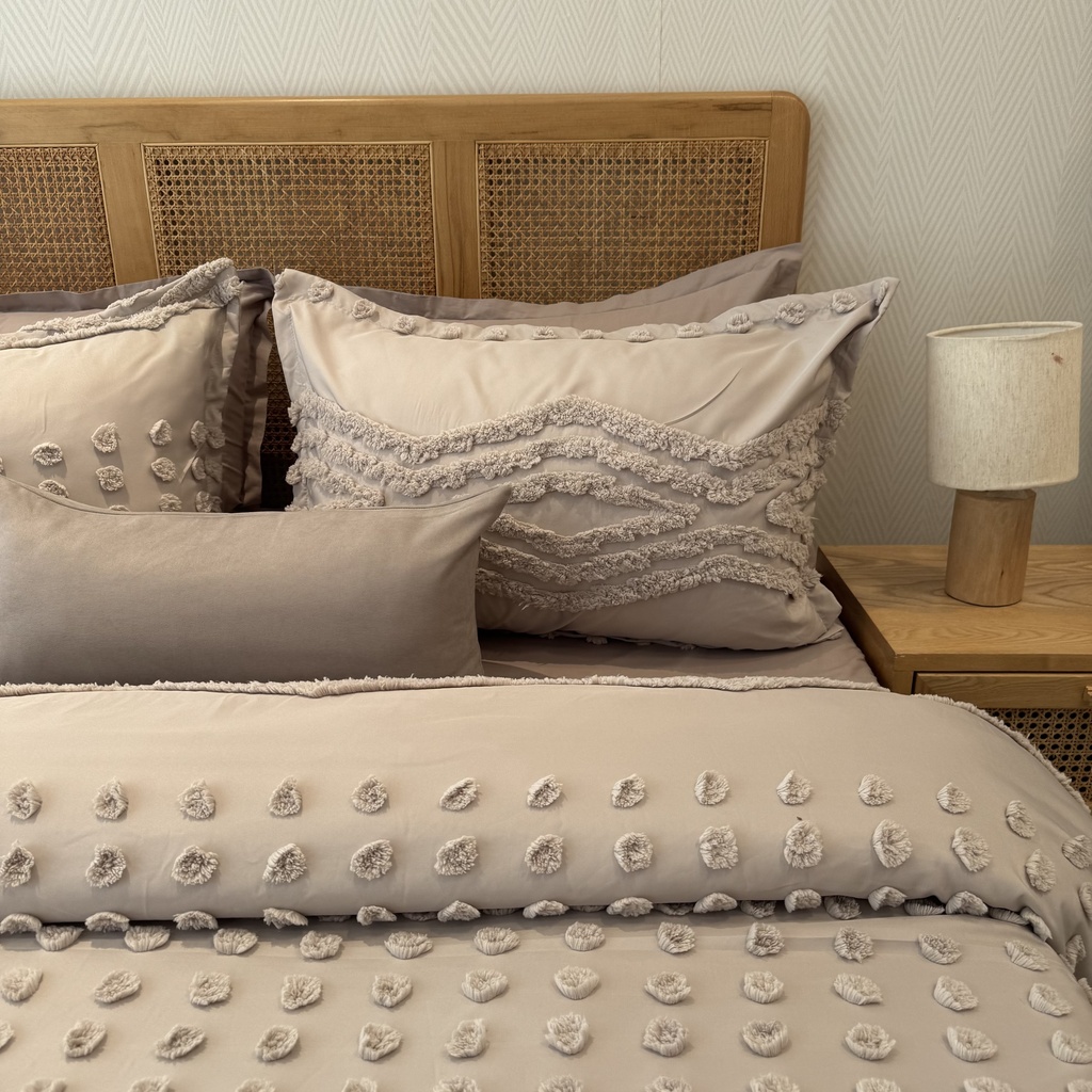 Housse de couette bbh 3 pieces beige  motif (copie)
