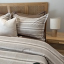 Housse de Couette 6 Pièces 100% Coton points gris