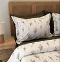 Housse de Couette 6 Pièces 100% Conton  Floral champêtre miniature