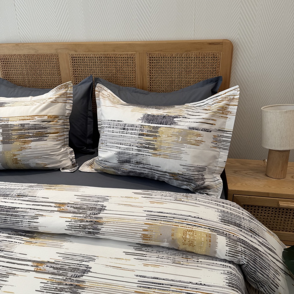Housse de Couette 6 Pièces 100% Conton Feuilles d’Automne