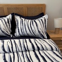 Parure de drap 6 pieces Zebre Marine