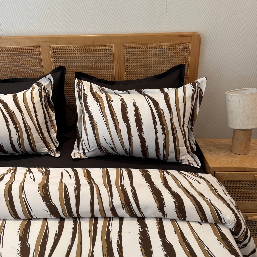 Parure de drap 6 pieces Zebre Marine
