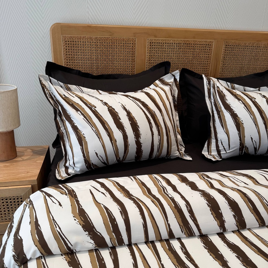 Parure de drap 6 pieces Zebre Marine