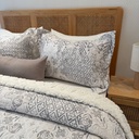 Couverture 3 Pieces Elegance Gris 