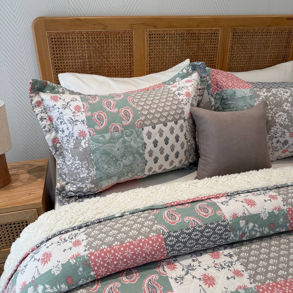 Couverture 3 Pieces Patchwork Boheme