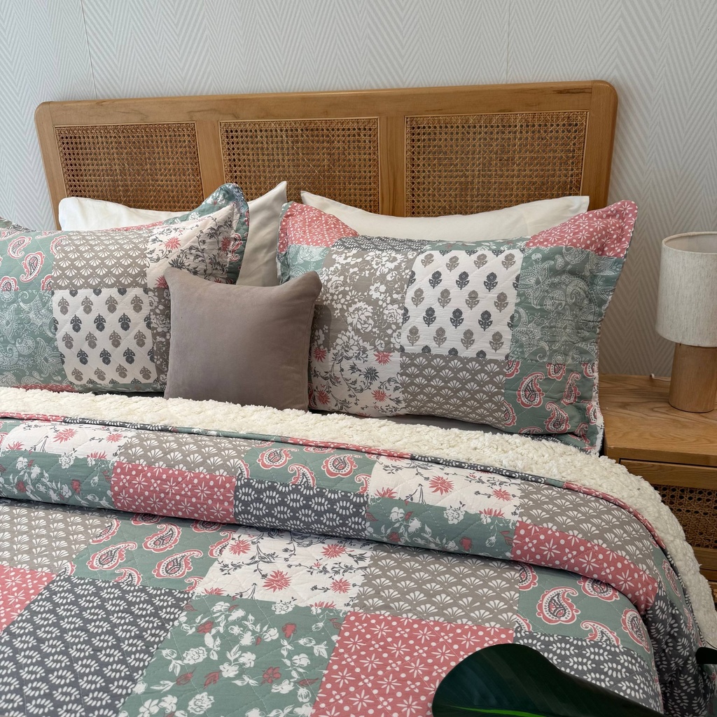 Couverture 3 Pieces Patchwork Boheme