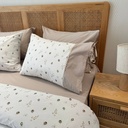 Housse de couette Dentelle Rosee D'ivoire