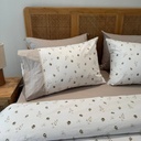 Housse de couette Dentelle Rosee D'ivoire
