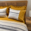 Housse de couette Dentelle Soleil D'or 6 Pieces 100% Coton