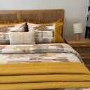 Housse de couette Dentelle Eclat Miel 6 Pieces 100% Coton