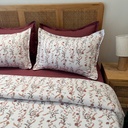 Parure de drap 6 Pieces Texture Rose