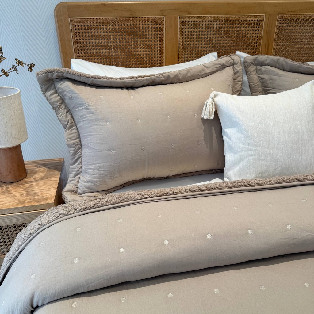 Couverture BBH Unis Beige Sable