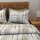 Parure de drap 6 pieces Emeraude Nature 