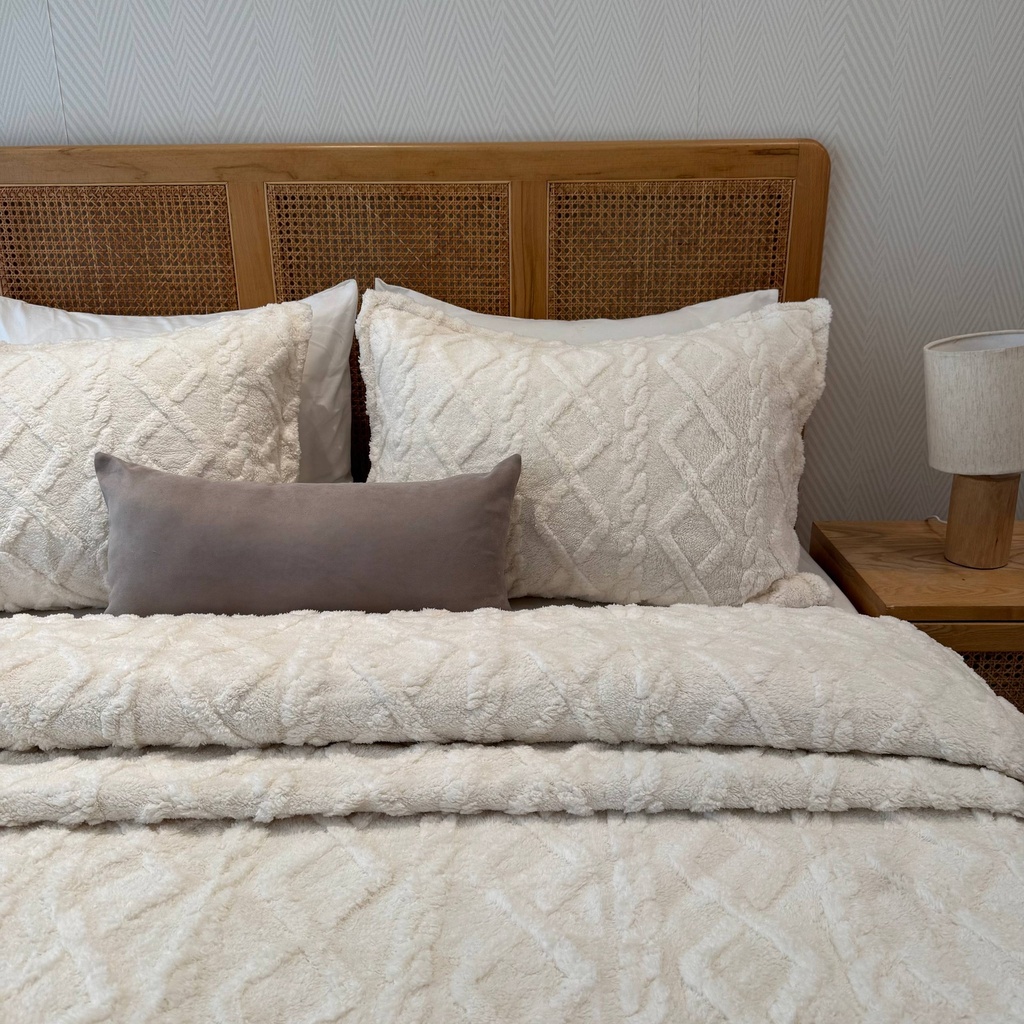 Couverture 3 Pieces BBH Blanc