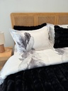 Couverture 6 Pieces velour Noir