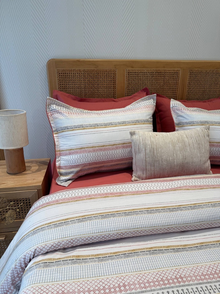 Housse de couette 6 Pieces Rose Chic 
