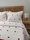Couvre lit Guzel 6 Pieces coeur rouge