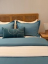 Housse De Couette 7 pièces Bleu Ciel