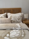 Couverture 3 Pieces Papillion  Beige