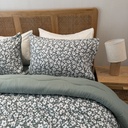 Couette 4 Pieces Fleur New Vert