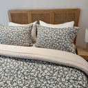 Couette 4 Pieces Fleur New Blanc
