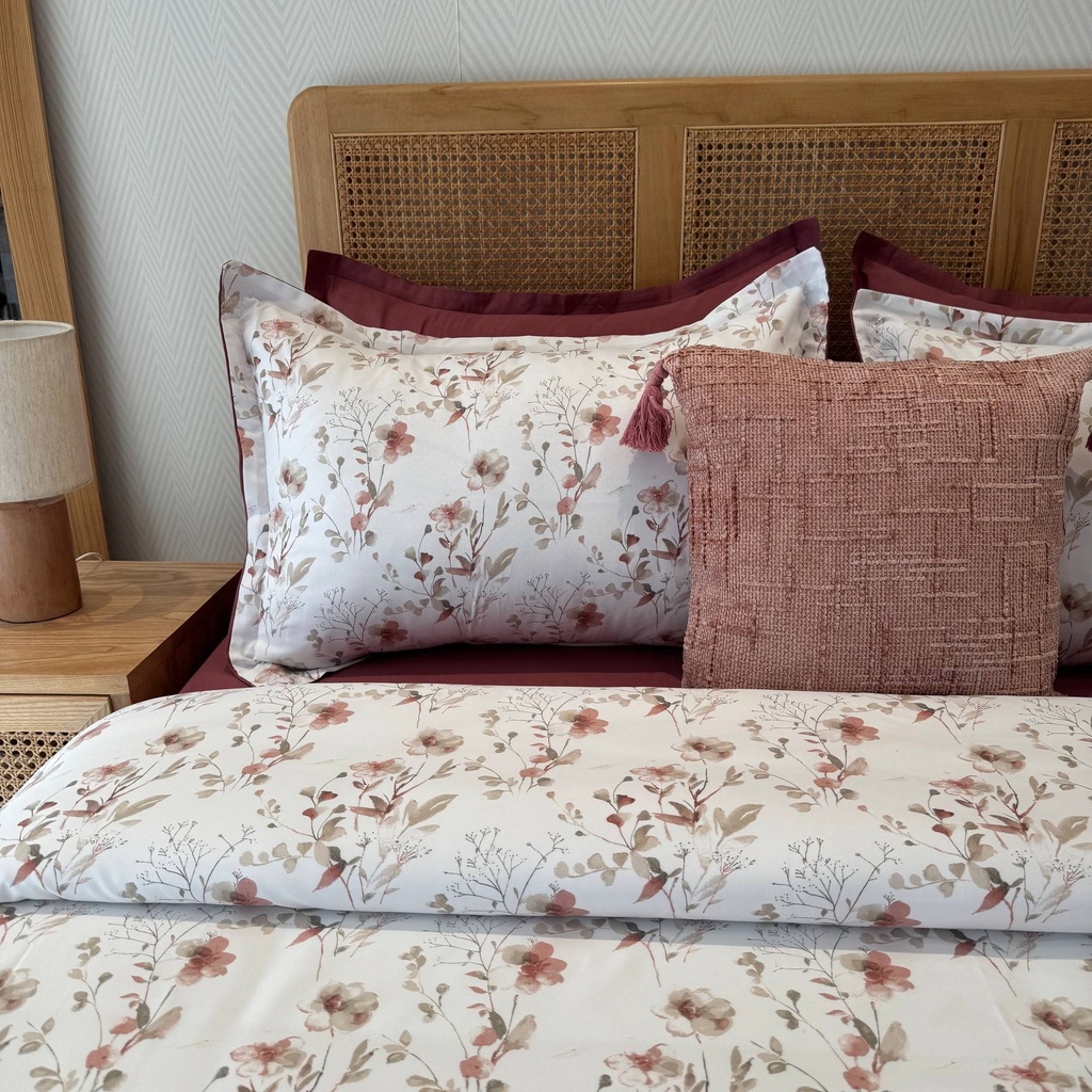 Parure de drap 6 pieces     Romance Florale 