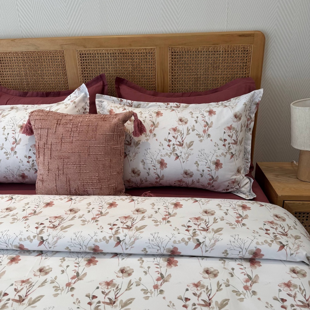 Parure de drap 6 pieces     Romance Florale 
