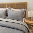 Couvre lit Monterol 3 Pieces Gris