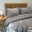 Couvre lit Monterol 3 Pieces Gris