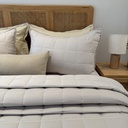 Couvre lit Monterol 3 Pieces Blanc