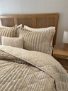 Couverture 3 Pieces Double face Imprimer beige Motif 2 