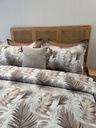 Housse de couette 6 Feuillage Tropical – Beige, Taupe & Marron