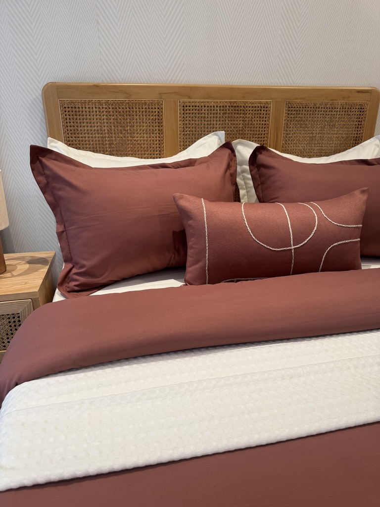 Housse de couette 7 Pieces Vieux rose