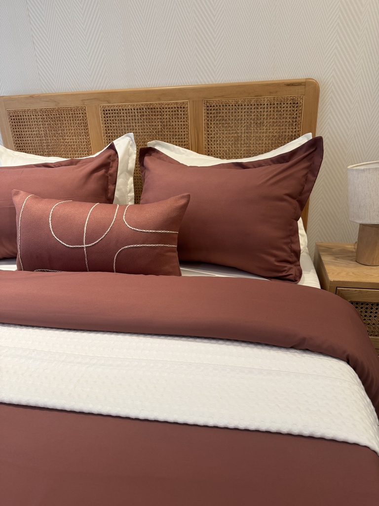 Housse de couette 7 Pieces Vieux rose