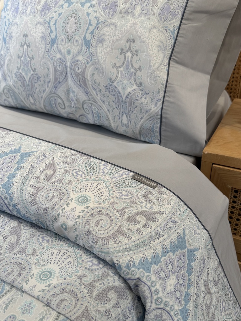 Parure de drap PoloPolo 4 Pieces Motif 1 Blue