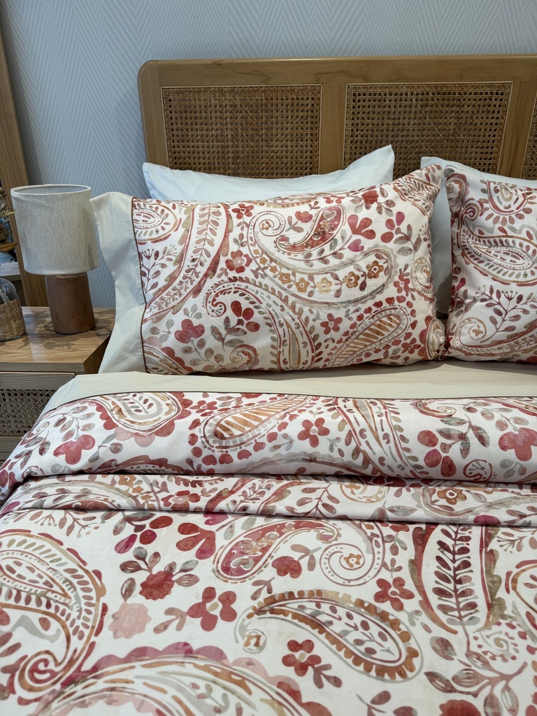 Parure de drap PoloPolo 4 Pieces Motif 2 Rose