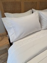 Parure de drap POLOPOLO Bordé 100% Coton percale 4 Pieces Motif 2