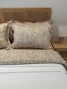 Housse De Couette 6 Pieces Herbier Beige