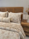 Couvre Lit tunisien 3 pièces Floral Arabesque – blanc