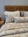 Couvre Lit tunisien 3 pièces Floral Arabesque – blanc