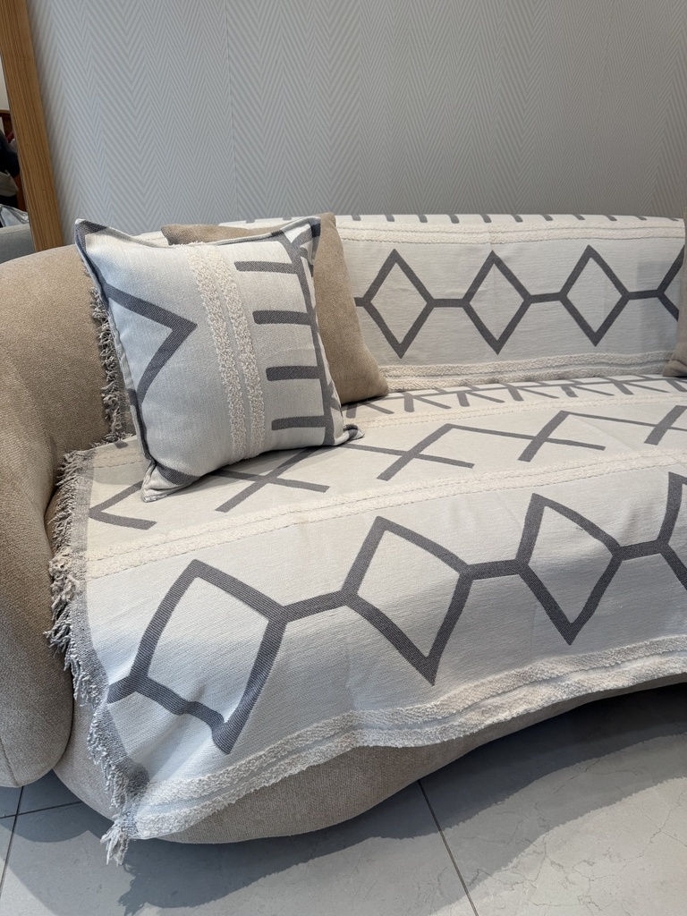Plaid 3 Pieces Gris clair