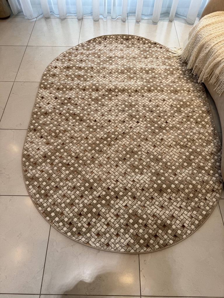 Tapis ellif oval  motif 3