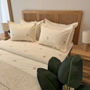 Housse de couette Brodé 100% Coton - Emas 