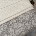 Parure Housse de Couette 6 Pièces – Élégance Grise