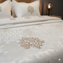 Couvre-lit Lady Arus - Modèle Mercan Brodé 