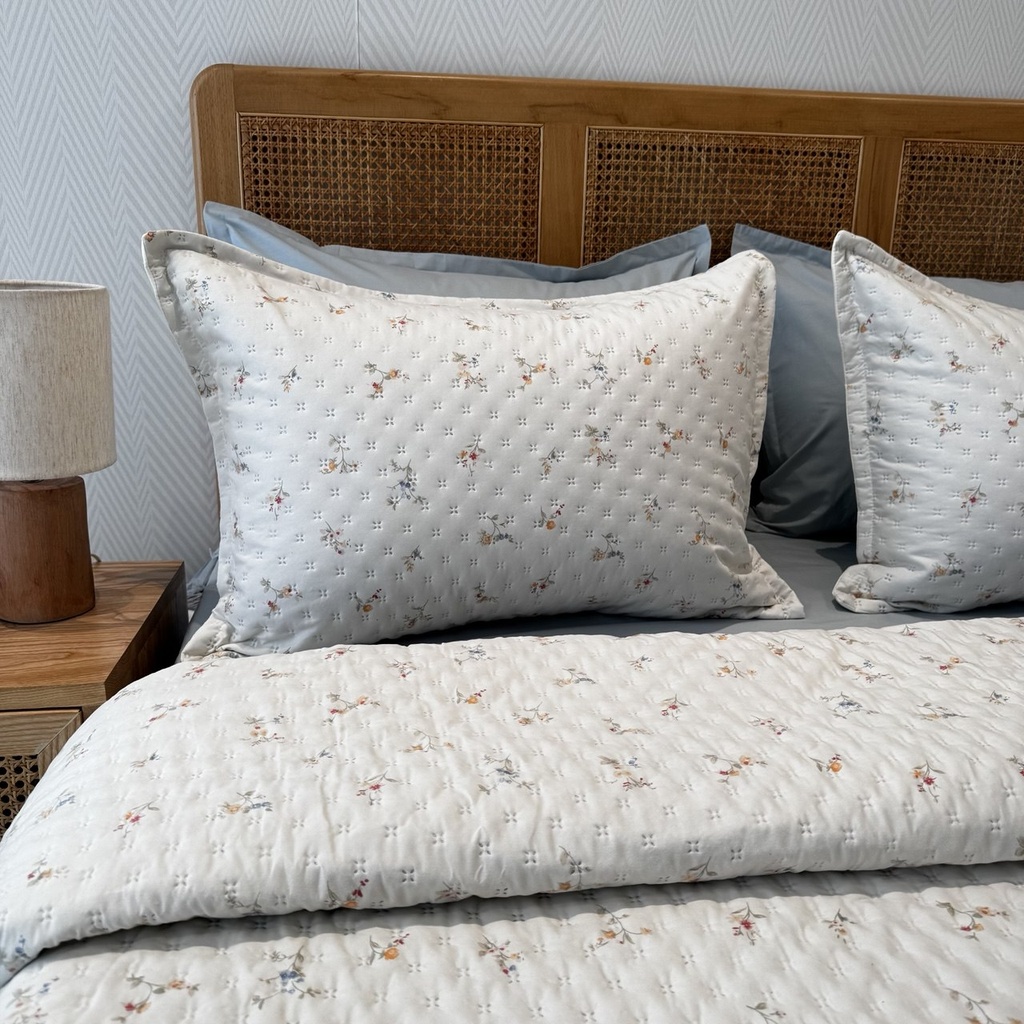 Couvre-lit Matelassé 3 Pièces – Jardin Printanier