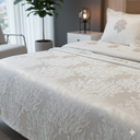 Couvre-lit Lady Arus - Modèle Mercan Brodé 